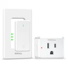 Hihiniu Remote Control Outlet Wireless Wall Mounted Light Switch, Compact.... Fixed Price $13.35.