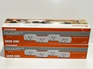 Sylvania Wifi Smart Plus Plugs, 4 Pack (8 Total) Voice Or App, New In Box. Fixed Price $39.99.