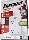 Energizer Smart Wifi Plug 15 Amps 4 Outlets. Fixed Price $16.99.