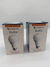 Linearlinc LB60Z Lot Of 2-WAVE Dimmable White Smart A19 Light Bulb New Open Box. Fixed Price $49.99.