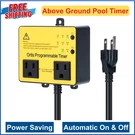 Above Ground Pool Timer, Ortis Smart W/ One-button Operation For Swim. Fixed Price $33.66.