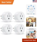 Smart Wifi Plug Outlet Home Automation Compatible With Alexa Google. Fixed Price $52.94.