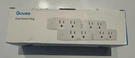 Govee Dual Smart Plug 4 Pack, 15A Wifi Bluetooth Outlet Open-box. Fixed Price $17.00.