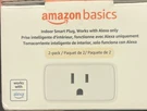 Amazon Basics Indoor Smart Plug Two Pack Works With Alexa Simple Setup-new. Fixed Price $18.99.