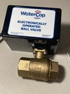 Watercop Dynaquip Electric Actuated Ball Valve 1" EHW25AJP01, Housing Cracked. Fixed Price $124.95.