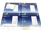 Leviton Decora 600W SINGLE-POLE/3-WAY Universal Rocker Slide Dimmer, White 12PK. Fixed Price $109.99.