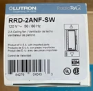 Lutron RRD-2ANF Radio RA2 Fan Control Snow Glos White Nib Ships Today. Fixed Price $149.99.