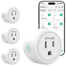 Ghome Smart Plug, Wifi Plugs Work With Alexa And Google Home, White. Fixed Price $42.99.
