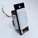 Lutron Homeworks Qs HQRD-W6BRL-WH Button Keypad W/ Raise Lower White. Fixed Price $135.00.