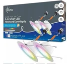 Cync Full Color Smart Recessed Can Retrofit (2 Pack) New In Box. Fixed Price $40.00.