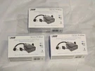 Feit Electric Outdoor Smart Wi-fi Dual Outlet Wall Plug Black 3 Pack. Fixed Price $30.00.