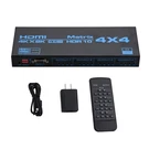 1PCS 4X4 In Out 4K Hdmi Matrix Switch W/ Edid Extractor & Ir Remote Control. Fixed Price $80.90.