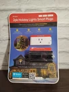 Atomi 2 Pack Smart Plugs 1-INDOOR 1-OUTDOOR App Wifi Controlled New Outlets. Fixed Price $29.99.
