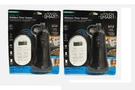*2 Pack* Mytouchsmart Simple Set Indoor/outdoor 2-OUTLET Wireless Timer System. Fixed Price $28.98.