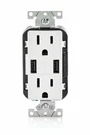 New Leviton T5632-W 15A Tamper-resistant Wall Outlet With 3.6A Usb-a Charger. Fixed Price $12.96.