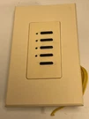 Lutron Radiora 5 Button Keypad Ivory Wall Control Light Switch. Fixed Price $129.99.