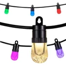 Ecoscapes 24' Wi-fi Color-changing Led Caf Lights By Enbrighten 12 Bulbs. Fixed Price $84.35.