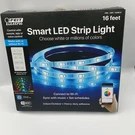 Feit Electric Wi-fi Smart 16' Led Strip Light Works With Alexa, Google, & Siri. Fixed Price $59.00.
