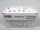 Insteon Switchlinc V2 In-wall Dimmer Model 2476D White W/ Box Guide New. Fixed Price $44.95.