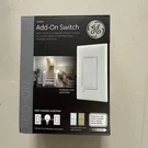 Ge 12723 Add-on Wall Switch Auxiliary Light Rocker White Smart Control Indoor. Fixed Price $18.94.
