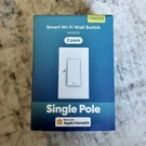 Meross MSS510 Smart Wi-fi Wall Switch 2 Pack, Homekit Alexa Google, White. Fixed Price $30.00.