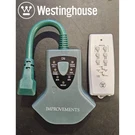 New Westinghouse Wireless Outdoor 3 Outlet Remote Control With Timer Function. Fixed Price $20.00.