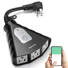 Outdoor Wifi Outlet, Plug With 3 Ground Outlets, Compatible Amazon. Fixed Price $26.99.