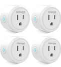 Ghome Smart Mini Plug Wi-fi Outlet Socket Alexa Google 4 Pack White. Fixed Price $23.95.