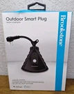 Brookstone Outdoor Wi-fi Smart Plug With 3 Independent Outlets. Fixed Price $18.69.
