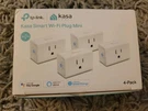 Kasa Smart Plug Mini 15A, Home Wi-fi Outlet, 4-PACK White Alexa Google. Fixed Price $24.99.