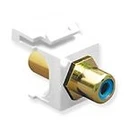 Icc Module, Rca Female, Blue Insert, White Stock# IC107L6GWH. Fixed Price $7.64.