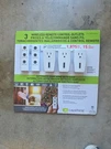 Capstone Wireless Remote Control Outlets 3 Pack Indicator Sealed. Fixed Price $19.00.