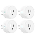 Plug, Smarthome Wifi Outletworks W/ Alexa &google Home, Smartsocket 4PACK. Fixed Price $21.00.