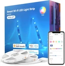 Smart Led Lights, 32.8FT Wifi Rgb Strip, Works With Apple Homekit, Siri,. Fixed Price $77.99.