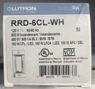 Lutron RRD-6CL-WH RA2 Dimmer New RRD6CLWH Ships Same Day. Fixed Price $249.99.