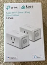 Link Kasa Wi-fi Smart Plug Slim Edition 2-PACK KP100 Kit. Fixed Price $24.99.