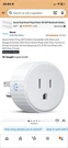 Govee Smart Plug Wi-fi Bluetooth Alexa Google Assistant H5083101 White. Fixed Price $13.20.