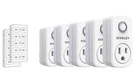 Stanley Wireless Control Outlet Plugs With 2 Remotes And 5 Sockets Indoor. Fixed Price $24.98.