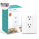 Kasa Smart Plug KP200, In-wall Home Wi-fi Outlet Works With Alexa, Google. Fixed Price $42.71.