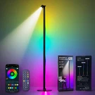 Smart Rgbic Corner Floor Lamp With 1500LM, Wifi Alexa Music Sync & Reading Light. Fixed Price $44.44.