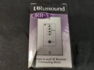 Russound IRB-5 Decora In-wall Receiver Connecting Block White New. Fixed Price $15.40.