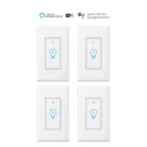 Smart Switch Wifi Light Wall Works With Alexa Google Home Life 4PACK. Fixed Price $43.99.