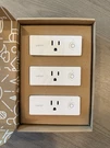 Wemo Mini Smart Plug 3-PACK, Wi-fi F7C063-BDL, App-controlled, White. Fixed Price $35.00.