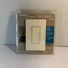 Lutron Diva 1.5 Ceiling Fan 3-WAY Light Almond With Faceplate Dvwfsq-fh-la. Fixed Price $23.87.