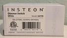 New Insteon Dimmer Switch 2477D Dual Band Remote Control Light White Nib. Fixed Price $45.00.