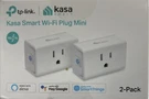 Tp-link Kasa Smart Wi-fi Plug Mini 2-PACK EP10P2 New. Fixed Price $11.99.