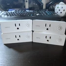 (set Of 4) Wemo Mini Smart Plugs Model# F7C063. Fixed Price $24.00.