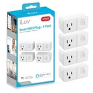 Iluv Smart Wi-fi MINI(4-PACK) SMPLUGMI4UL, Outlet Up To 10A. Fixed Price $49.49.