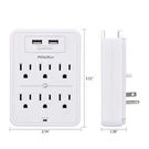 Powrui Surge Protector, Usb Wall Charger With 2 Charging Ports. Fixed Price $26.00.