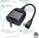 Kasa Outdoor Smart Dimmer Plug, IP64 Plug- In For -KP405. Fixed Price $19.99.